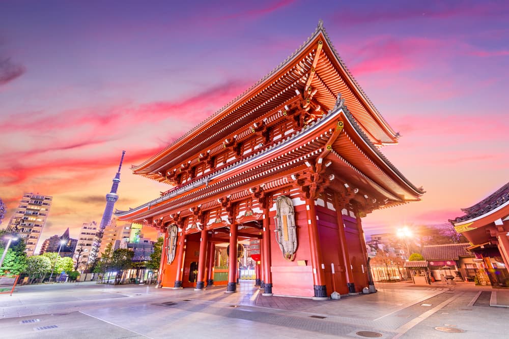 Senso-ji temple in Asakusa, Tokyo, Japan