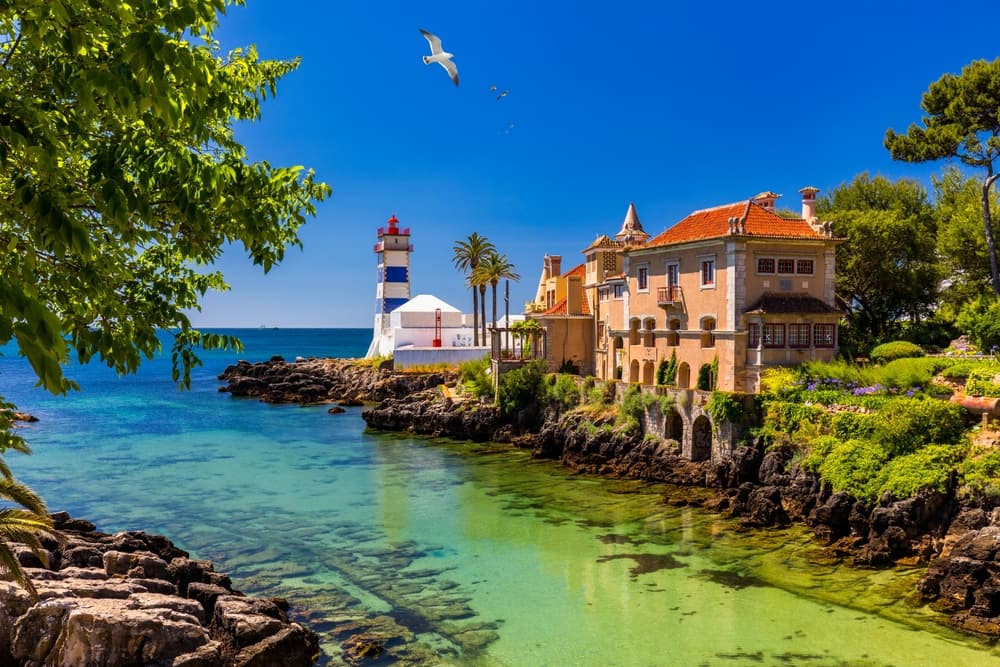 Santa Marta lighthouse and Municipal museum, Cascais, Portugal