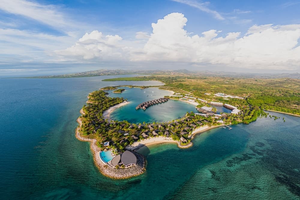 Panoramas of Marriott Momi Bay, Fiji